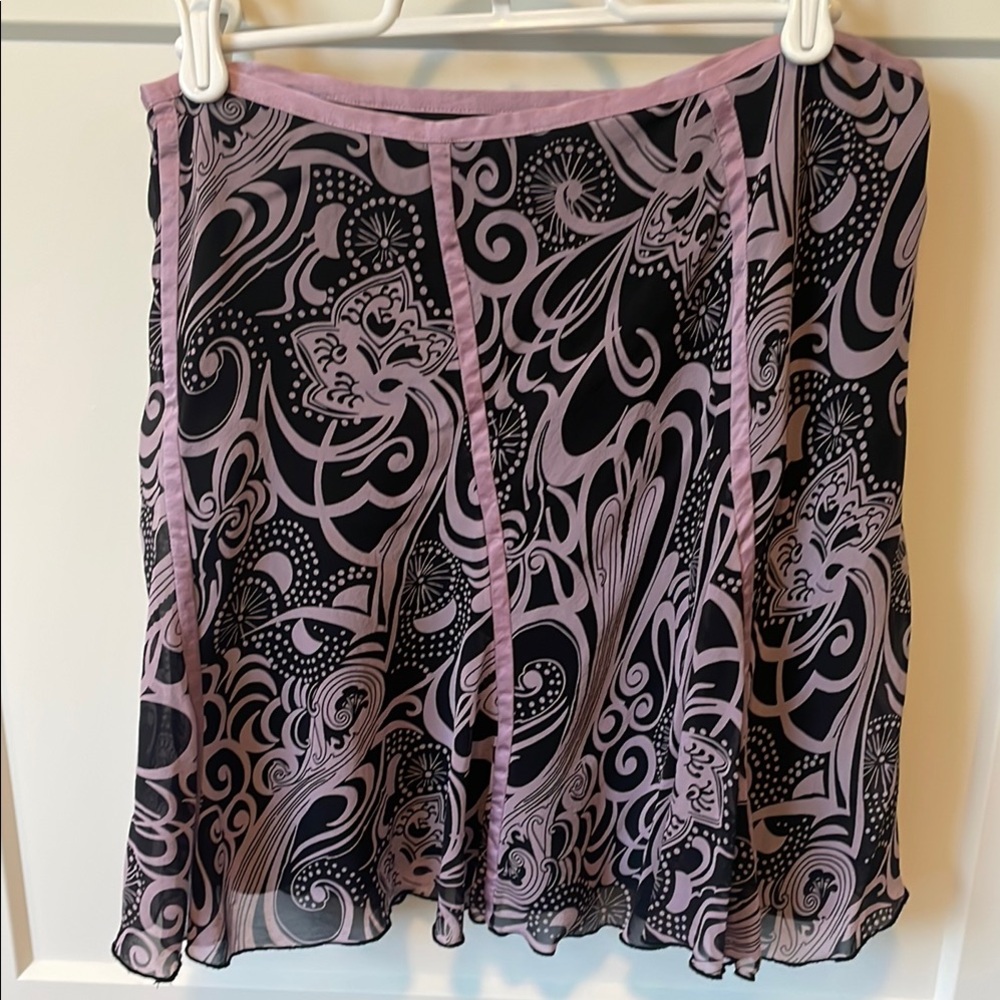 Bebe Printed Skirt